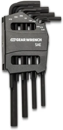 Miniatura 6 de GEARWRENCH Juego de llaves hexagonales métricas de brazo corto de 10 piezas - 83501