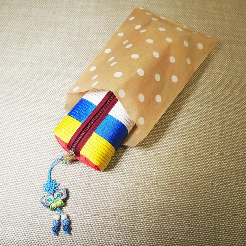 Miniatura 5 de CuteBox Bolsas de regalo de papel plano blanco con lunares (5 x 7 pulgadas) para mercancía, manualidades, recuerdos de fiesta, venta al por menor