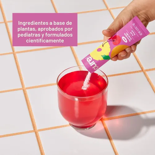 Miniatura 3 de Cure Hydration - Mezcla de bebidas con electrolitos para niños Rehidratación formulada por pediatras a base de plantas Sin azúcar añadido