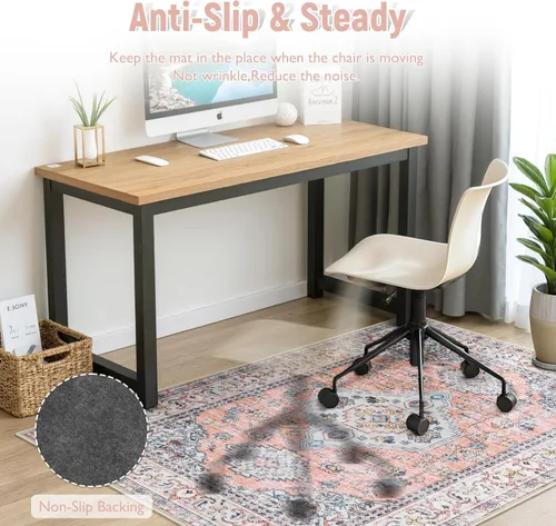 Miniatura 4 de Anidaroel Tapete para silla de 36 x 48 pulgadas para suelo de madera dura/azulejos, tapete para silla de escritorio para oficina en casa, alfombra