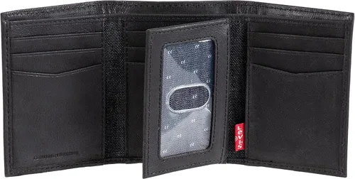 Miniatura 3 de Levi's Men's Trifold Wallet-Sleek and Slim Includes Id Window and Credit Card Holder