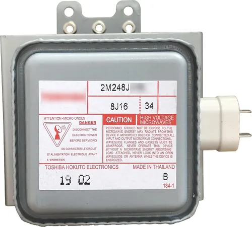 Miniatura 5 de Accesorios industriales del equipo de la microonda 2M248J refrigerado por aire 1000W tubo del magnetrón de la microonda (agujero del pie 2)