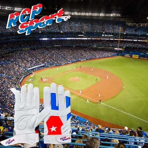 Miniatura 2 de Guantes de bateo de béisbol y sóftbol – Resistente a rasgaduras y desgarros – Entrepierna reforzada, protección acolchada, tallas ajustables
