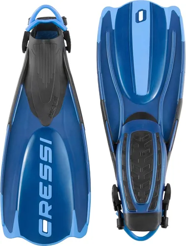 Miniatura 2 de Cressi Adult Short Adjustable Swim Fins- Light and Ideal for Traveling- Can be Worn Barefoot - Maui Short - Made in Italy