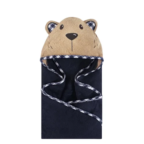 Miniatura 102 de Hudson Baby Toalla unisex de algodón con capucha con cara de animal para bebé, abeja amarilla, talla única Amarillo Bee