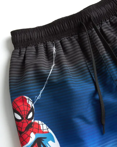 Miniatura 3 de Marvel Traje de baño para niños - Avengers Spiderman Capitán América Spidey y amigos UPF 50+ de secado rápido, pantalones cortos de natación