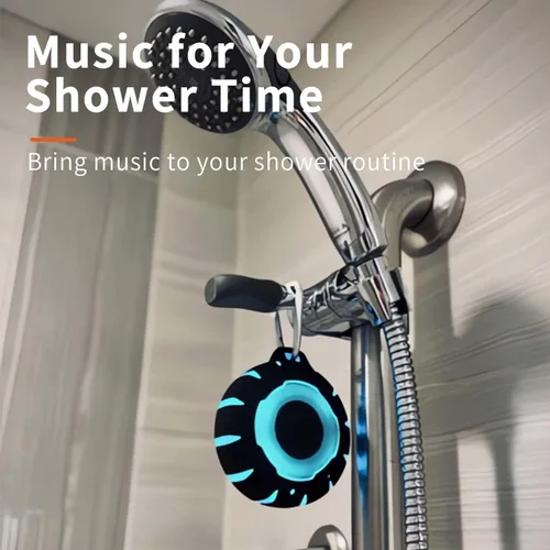 Miniatura 3 de HEYSONG Altavoz Bluetooth impermeable para ducha, duradero y portátil con sonido claro, ideal para ducha, piscina, playa y kayak, gran regalo