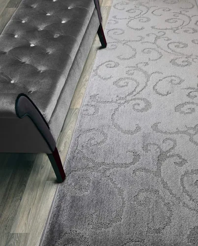 Miniatura 23 de Alfombra de pasillo de corte personalizado, antideslizante, 31 pulgadas de ancho x longitud que elijas de longitud, cadena antracita, 31 pulgadas x