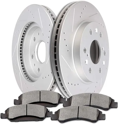 Miniatura 9 de SCITOO 120.40021, 3295 ATD465AC, D465-7345 Pastillas de Freno y Rotores Delanteros Compatibles con Acura EL 1997-2005, Honda Civic 1996-2005, Honda