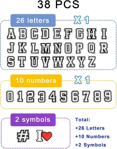 Miniatura 3 de Dijes para zapatos con letras A-Z, números 0-9, sandalias con dijes para zapatos, accesorios para niños, adolescentes y adultos