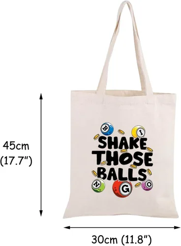 Miniatura 2 de JXGZSO B Gambler Gift Shake Those Balls Bolsa de Maquillaje Lucky B Bolsa B Bolsa B Regalo para amantes de los juegos, Agita esas bolas de compras