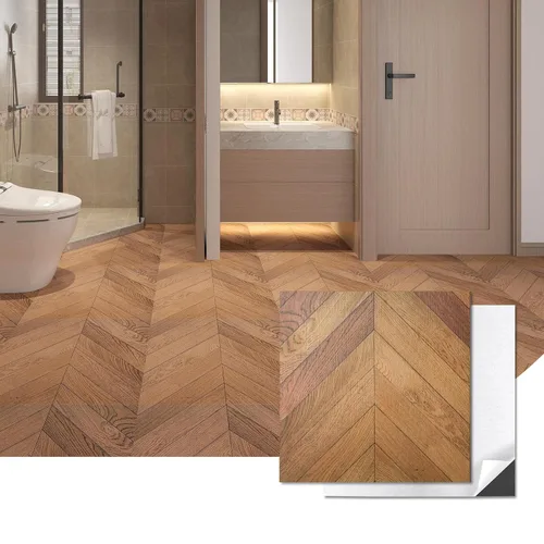 Miniatura 15 de Art3d Azulejos de vinilo para pegar y desprender 30 unidades 30 x 30 cm, Suelos autoadhesivos impermeables con aspecto de tablones de madera