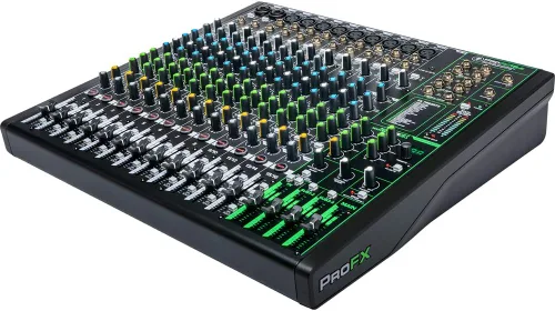 Miniatura 4 de Mackie ProFX16v3 Mezclador de efectos profesionales de 16 canales con paquete USB con auriculares Tascam cerrados Pro y estuche rígido Deco Gear