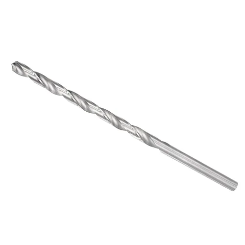 Miniatura 66 de Broca helicoidal extra larga, 0.276 in de diámetro de taladro 9.843 in de longitud total, broca helicoidal de acero de alta velocidad