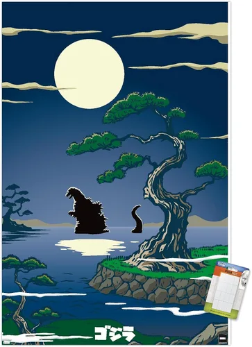 Miniatura 10 de Trends International Godzilla - Póster de pared de lago, 22.4 pulgadas de largo x 14.7 W, versión premium sin marco