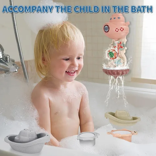 Miniatura 3 de Juguetes de baño para niños de 1 a 3 años y niños pequeños de 2 a 4 años - Juego de bebés para bebés de 6 a 12 meses - Juego de juguetes de bañera