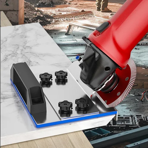 Miniatura 5 de Herramienta de biselado de azulejos de 45 grados, herramienta de corte de baldosas de cerámica, soporte de accesorios para amoladora angular