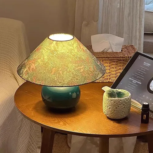 Miniatura 5 de Lamp for Desk Retro Ceramic Table Lamp Home Bedroom Bedside Lamp Creative Living Room Ornaments Side Table Lamp Desk Lamps for Home Office