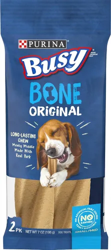 Miniatura 14 de Purina Busy Bone - Golosinas masticables para perros adultos, originales, bolsa de 10