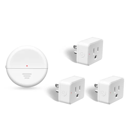 Miniatura 84 de NineLeaf Interruptor de salida remoto inalámbrico, interruptor de lámpara remoto, interruptor decorativo de enchufe de luz de encendido y apagado