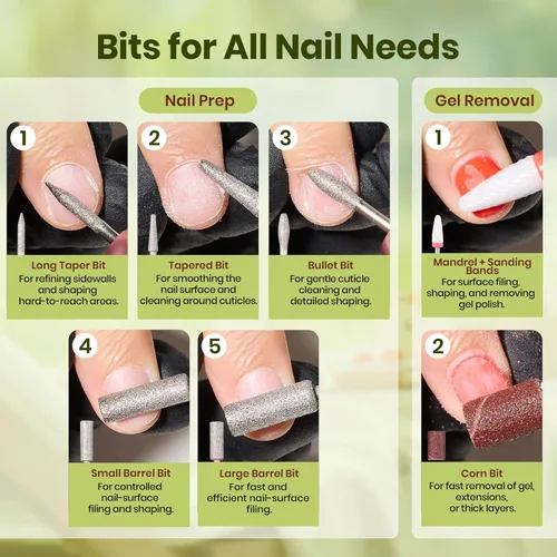 Miniatura 13 de Beetles - Kit de esmalte de uñas de gel con luz UV – 80 piezas de encantamiento de color, kit de uñas de gel de 55 colores con capa base de todo