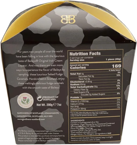 Miniatura 3 de Gardiners of Scotland, Baileys Fudge Caramels Cartón, 7oz