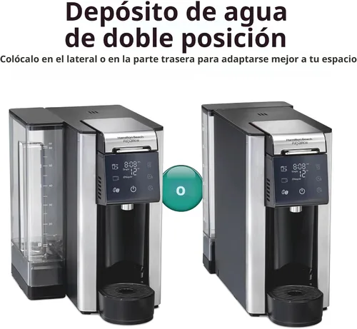Miniatura 5 de Hamilton Beach FlexBrew Advanced 5-en-1 programable cafetera de 12 tazas con goteo y porción individual para café caliente y helado con depósito
