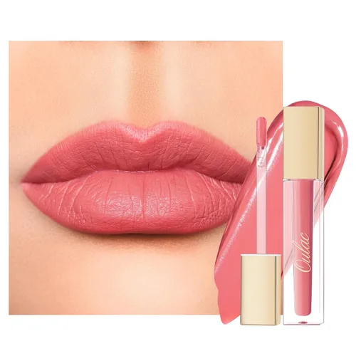 Miniatura 16 de Oulac Lápiz labial rojo líquido mate para mujer, lápiz labial de larga duración, impermeable, sin transferencia, fórmula cremosa de alta 【M08 1000