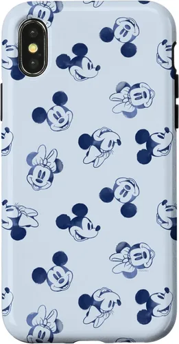 Miniatura 5 de Funda retro para iPhone 12/12 Pro de Disney Minnie y Mickey Mouse Icon Faces de arte vintage