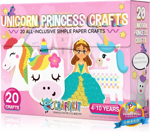 Miniatura 10 de Craftikit® 20 Manualidades de Jardín de Hadas Ganadoras de Premios para Niños - 20 Manualidades de Papel para Niños Pequeños Divertidas Todo