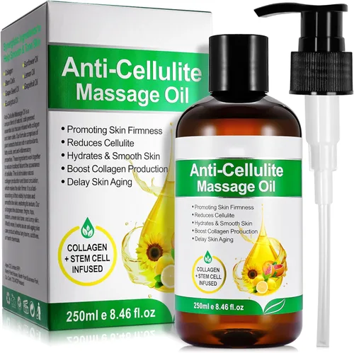 Body Oil Naturals Aceite de masaje anticelulítico, para tensar la piel, aceite de masaje para terapia de masaje, ayuda a reafirmar e hidrata la