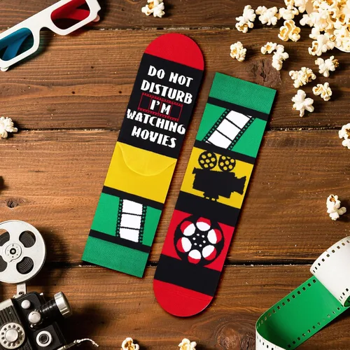 Miniatura 77 de AGRIMONY Calcetines divertidos con texto en inglés «Do Not Disturb Gaming» para hombres, mujeres, adolescentes, niños, Pascua, padres, cumpleaños