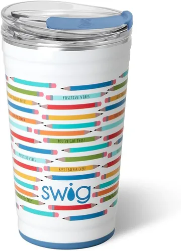 Miniatura 31 de Swig Life - Vaso aislante de 22 onzas, vaso de viaje para café con tapa, taza de café para viaje compatible con portavasos, de acero inoxidable