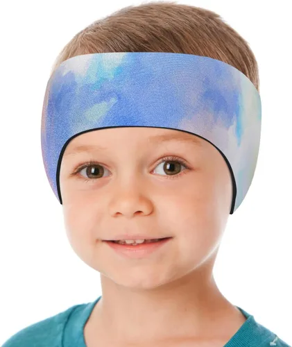 Miniatura 18 de HeySplash Diadema de natación, tapones para los oídos de natación, banda para los oídos de nadador, tapones para los oídos para niños, protector