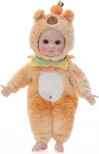 Miniatura 6 de Muñecas de bebé, muñeca realista de cuerpo suave de 15 pulgadas, muñecas de bebé de la vida real con accesorios, para niñas de más de 3 años, juego