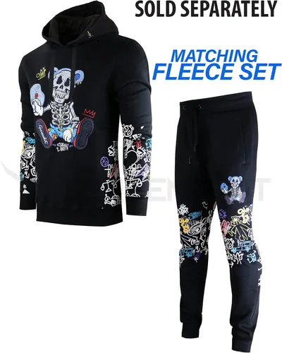 Miniatura 118 de SCREENSHOT Sudadera urbana de forro polar para hombre, diseño de dibujos animados de animación, parche bordado de gel
