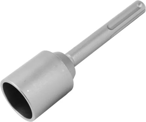 Miniatura 2 de Pasador de poste en T, vástago de 5 hoyos, varilla de tierra de acero, broca de cerca, poste de mano, martillo, accesorio de taladro de 7.9 in