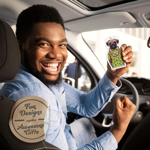 Miniatura 5 de Ambientador de coche para perros, paquete de 6 unidades, perfumado con aceites esenciales, por Fresh Fresheners