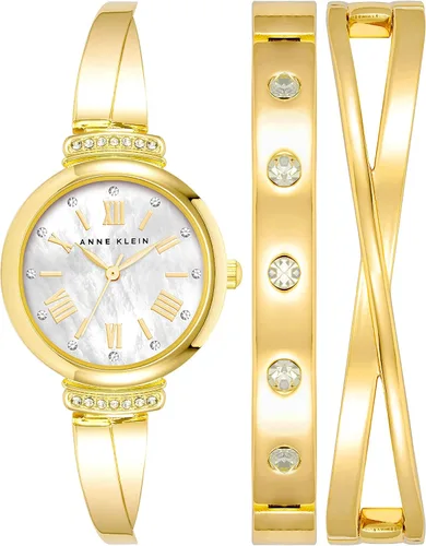 Miniatura 27 de Anne Klein AK/2245 - Juego de reloj de pulsera con detalles de cristal prémium para mujer