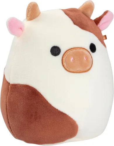 Miniatura 2 de Squishmallows Original de 5 Pulgadas Ronnie The Brown Cow - Peluche Pequeño Oficial de Jazwares - Juguete de Animal de Peluche Mini Coleccionable