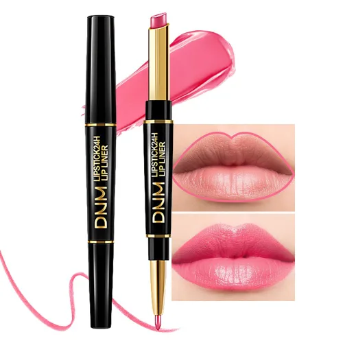 Miniatura 29 de evpct DNM Juego de 3 delineadores de labios y lápices de labios, ciruela morada, malva, rojo vino, para mujer, mate, larga duración de 24 horas