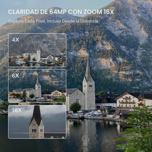 Miniatura 3 de Yatao Cámaras digitales para fotografía y vlogging, pantalla giratoria 6K 64MP, lente dual, micrófono para video, tarjeta TF de 64GB, cámara