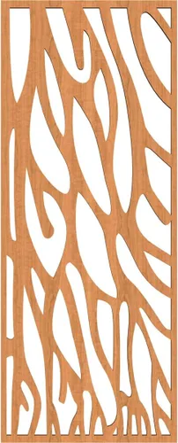 Miniatura 2 de 9 3/8"W x 24 3/8"H x 1/4"T Bristol Decorativos Paneles de Pared de Madera Calado, Cereza