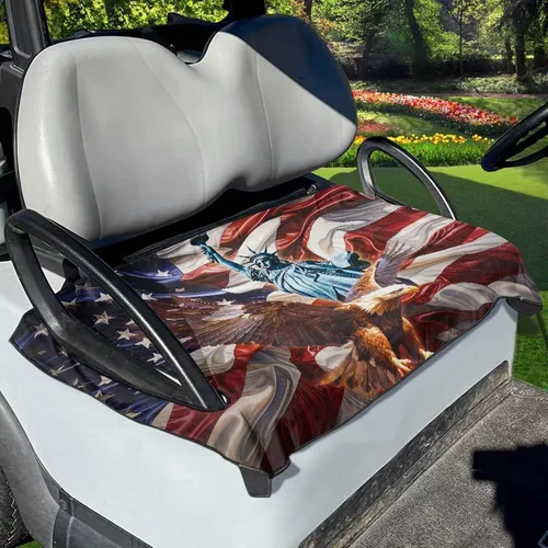 Miniatura 35 de AFPANQZ Toalla personalizada para cubierta de asiento de carrito de golf, añade tu texto, imagen, logotipo, nombre, protector de asiento de carrito