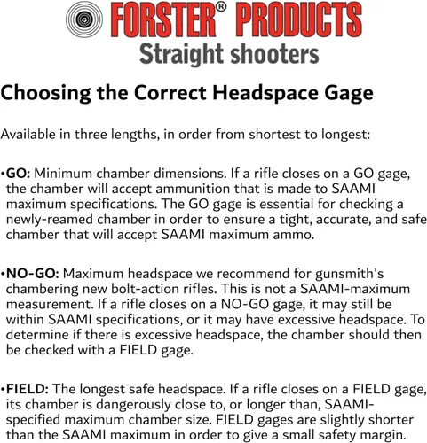 Miniatura 4 de Forster Products 6.5mm Grendel, Headspace Gauge, SAAMI Dimensioned, Rimless, Hardened Steel, Precision Ground