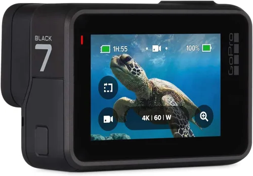Miniatura 2 de GoPro Hero7 Black - Cámara de acción impermeable con pantalla táctil 4K Ultra HD Video 12MP Fotos 720p Estabilización de transmisión en vivo