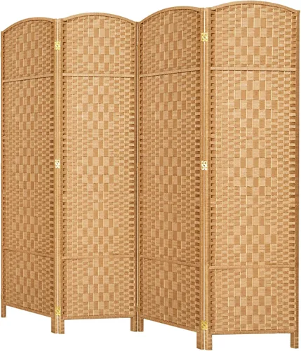 Miniatura 35 de HALLYBEE Separador de habitaciones, separadores de habitaciones y pantallas de privacidad plegables, pantalla de privacidad de 16 pulgadas, 3
