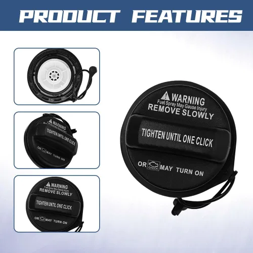 Miniatura 3 de Tapa de gasolina, repuesto de tapa de combustible 31010-3L600U, accesorios de automóvil, tapa de llenado de tanque de combustible para Accent Azera