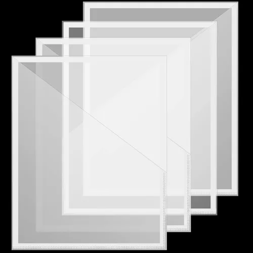 Miniatura 7 de Chinco Paquete de 4 bolsillos adhesivos para planificadores, bolsillos adhesivos transparentes para planificadores, hogar, oficina y accesorios