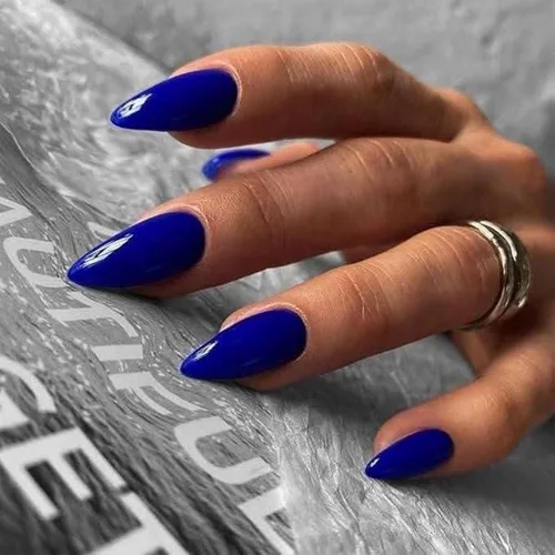 Miniatura 38 de Uñas postizas a presión marrón café, uñas postizas medianas de almendra, color sólido, cobertura completa, uñas postizas artificiales brillantes